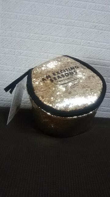 アクセサリーポーチ 化粧ポーチ ゴールド < 女性ファッション アクセサリーポーチ 化粧ポーチ ゴールド < 女性ファッションの