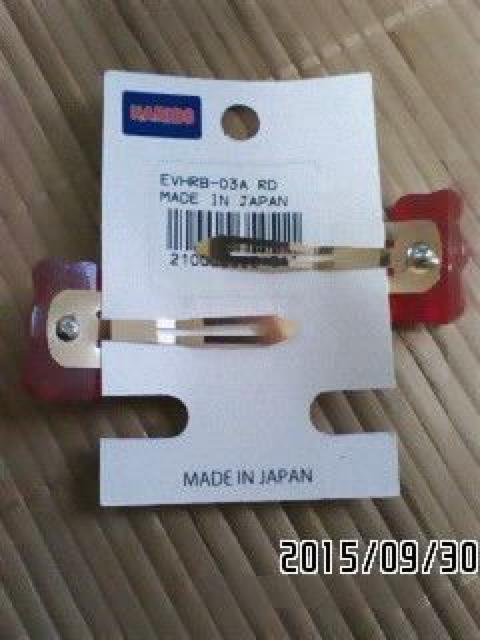 HARIBO・ハリボーベアグミ風チャームヘアピン。レッド < 女性アクセサリー/時計  HARIBO・ハリボーベアグミ風チャームヘアピン。レッド < 女性アクセサリー/時計の