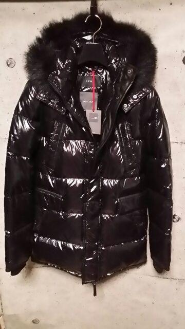 ViAKM~DUVETICA SOFILETASHYNYNYLON HOODED DOWN COAT  XL  uh 