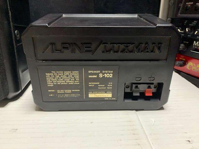 Brid ALPINE/LUXMAN S-102 ペア 中古品 < 家電/AV  Brid ALPINE/LUXMAN S-102 ペア 中古品 < 家電/AVの