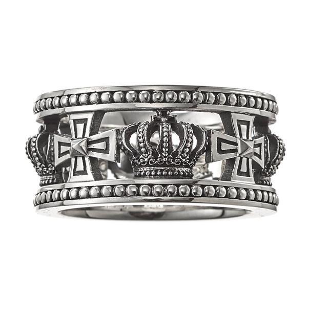 新品◆JUSTIN DAVIS◆MEDIEVAL WEDDING BAND RING◆クロスクラウンリング◆8号◆ < ブランド  新品◆JUSTIN DAVIS◆MEDIEVAL WEDDING BAND RING◆クロスクラウンリング◆8号◆ < ブランドの