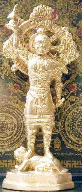 毘沙門天(多聞天) 仏像 銅製 全長10.8cm 仏教美術 七福神 < インテリア/ライフ  毘沙門天(多聞天) 仏像 銅製 全長10.8cm 仏教美術 七福神  < インテリア/ライフの