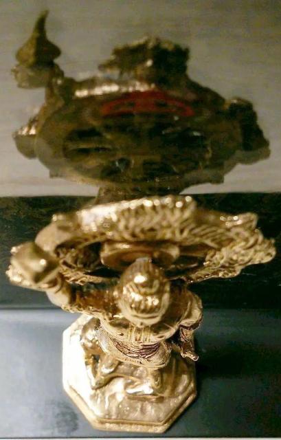 毘沙門天(多聞天) 仏像 銅製 全長10.8cm 仏教美術 七福神 < インテリア/ライフ  毘沙門天(多聞天) 仏像 銅製 全長10.8cm 仏教美術 七福神 < インテリア/ライフの