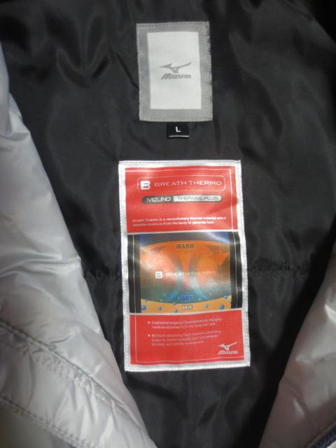 MIZUNO ミズノ ナイロン×ポリエステル×ブレスサーモ BREATH THERMO ベンチコート L 65% < レジャー/スポーツ MIZUNO ミズノ ナイロン×ポリエステル×ブレスサーモ BREATH THERMO ベンチコート L 65% < レジャー/スポーツの