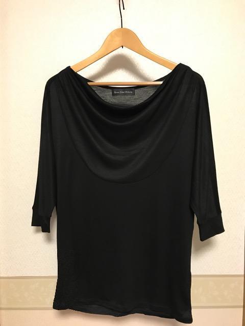 ユナイテッドアローズGreen Label Relaxingシルク混 カットソー 黒 < ブランド  ユナイテッドアローズGreen Label Relaxingシルク混 カットソー 黒 < ブランドの