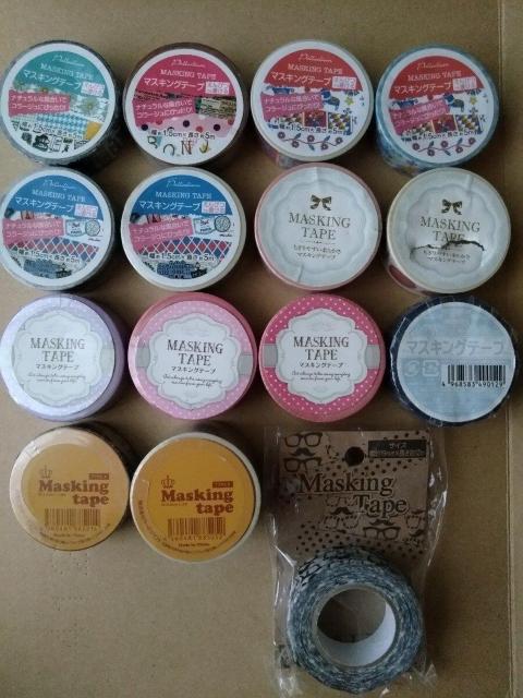 100円ショップ マスキングテープ まとめ売り < インテリア/ライフ  100円ショップ マスキングテープ まとめ売り  < インテリア/ライフの