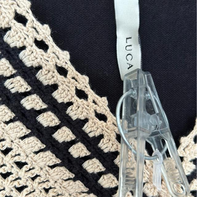 送料無料 LUCAワンピース ブラック 38号 美品 < 女性ファッション  送料無料 LUCAワンピース ブラック 38号 美品 < 女性ファッションの