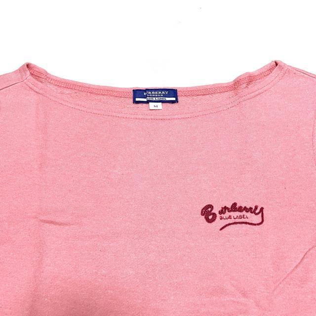 【美品】ショート丈 半袖プルオーバー/BURBERRY BLUE LABEL < 女性ファッション  【美品】ショート丈 半袖プルオーバー/BURBERRY BLUE LABEL < 女性ファッションの