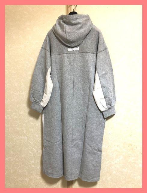 ☆ミルクフェド☆超美品レア♪完売パッチワークロングパーカーワンピ☆ < ブランド ☆ミルクフェド☆超美品レア♪完売パッチワークロングパーカーワンピ☆ < ブランドの
