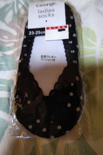 ★新品足底ウレタンクッション付フットカバー2点セット < 女性ファッション  ★新品足底ウレタンクッション付フットカバー2点セット < 女性ファッションの