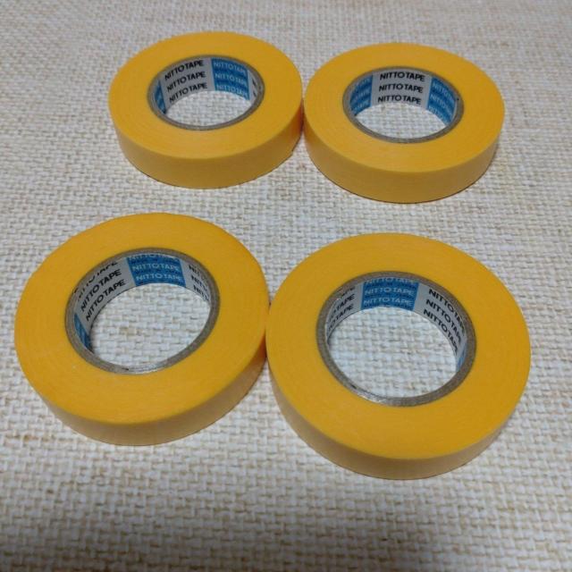 Nitto黄色12ミリ塗装用マスキングテープ4巻セット < インテリア/ライフ Nitto黄色12ミリ塗装用マスキングテープ4巻セット < インテリア/ライフの