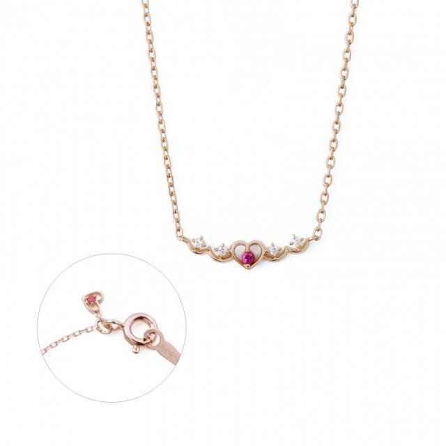 THEKISS ルビーネックレス < 女性アクセサリー/時計 THEKISS ルビーネックレス < 女性アクセサリー/時計の