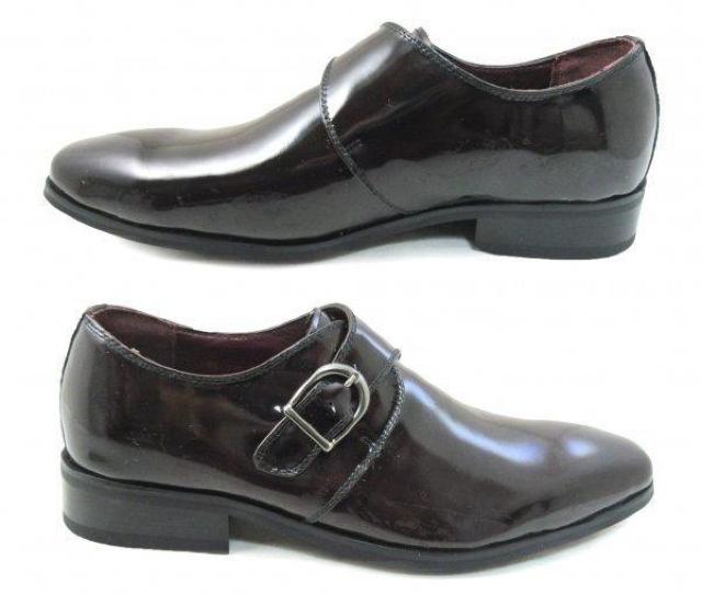 1円~C150新品SARABANDE日本製本革プレーントゥ/モンクストラップ24.5aDBR♂ < 男性ファッション 1円~C150新品SARABANDE日本製本革プレーントゥ/モンクストラップ24.5aDBR♂ < 男性ファッションの