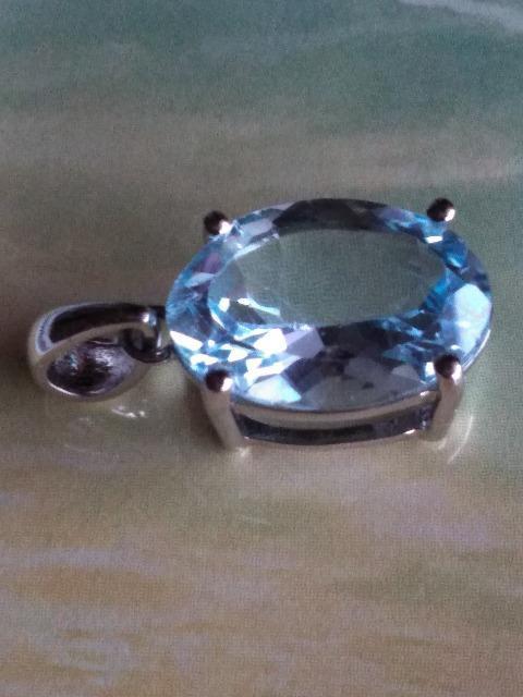 宝石質☆ブルートパーズペンダントトップ < 女性アクセサリー/時計 宝石質☆ブルートパーズペンダントトップ < 女性アクセサリー/時計の