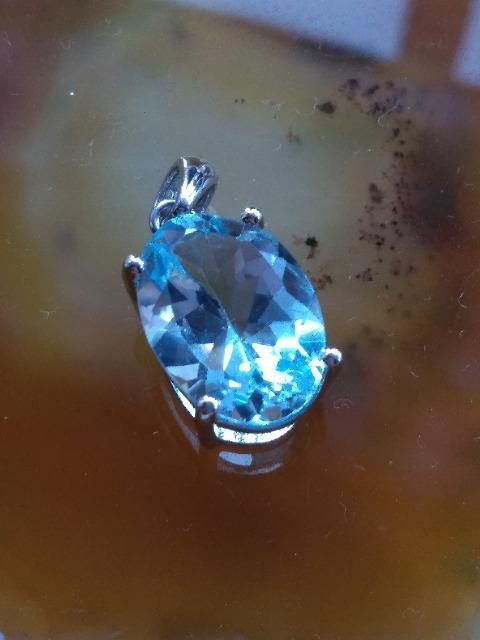 宝石質☆ブルートパーズペンダントトップ < 女性アクセサリー/時計 宝石質☆ブルートパーズペンダントトップ < 女性アクセサリー/時計の