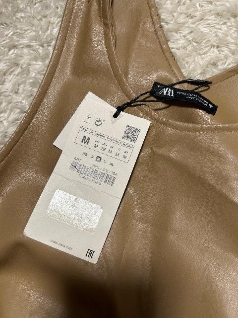新品タグ付きZARA★フェイクレザーあったかサロペット < ブランド 新品タグ付きZARA★フェイクレザーあったかサロペット < ブランドの