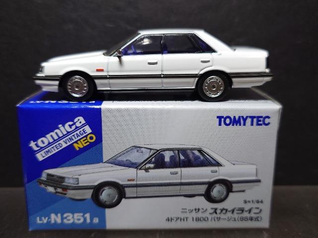 ★トミカリミテッドヴィンテージネオLV-N351a★日産 スカイライン 4ドアHT 1800パサージュ(85年式)ホワイト★ < ホビー ★トミカリミテッドヴィンテージネオLV-N351a★日産 スカイライン 4ドアHT 1800パサージュ(85年式)ホワイト★ < ホビーの