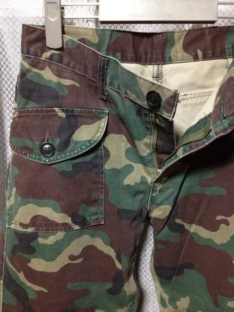 古着 ジョンブル 迷彩柄カモフラ ミリタリーパンツ SサイズW29 スリム カーキ 緑 日本製 < ブランド  古着 ジョンブル 迷彩柄カモフラ ミリタリーパンツ SサイズW29 スリム カーキ 緑 日本製 < ブランドの