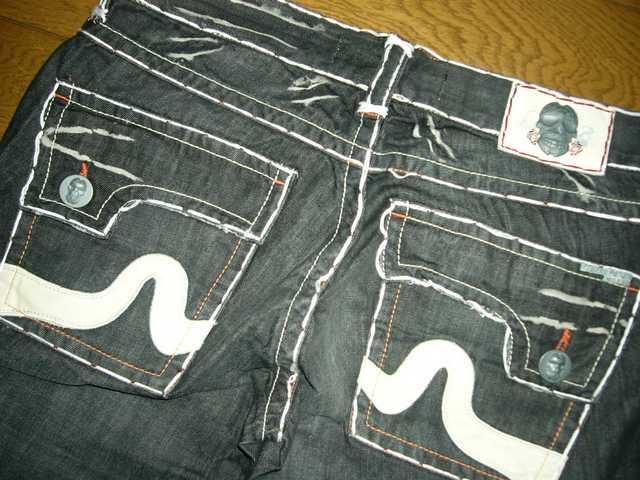 新品LAGUNABEACHラグナビーチ加工デニム36スカルボタンセレブ < 男性ファッション  新品LAGUNABEACHラグナビーチ加工デニム36スカルボタンセレブ < 男性ファッションの