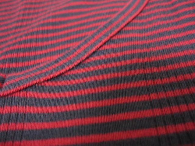 □EDIFICE/エディフィス ボーダー柄 Vネック 長袖 Tシャツ/メンズ・38(S) < ブランド □EDIFICE/エディフィス ボーダー柄 Vネック 長袖 Tシャツ/メンズ・38(S) < ブランドの