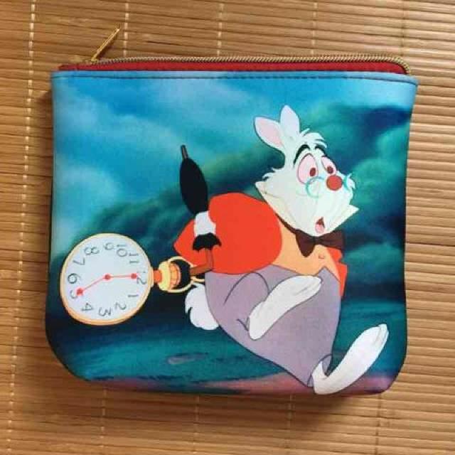ディズニー・不思議の国のアリス・アリス&白うさぎ柄ポーチ < ブランド  ディズニー・不思議の国のアリス・アリス&白うさぎ柄ポーチ < ブランドの