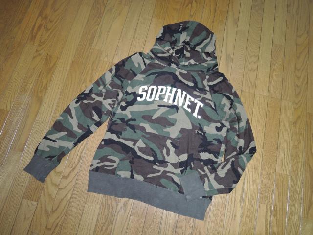 SOPHNET. ソフネット 迷彩柄 LOGOロゴ スウェット パーカー M プルオーバー < ブランド  SOPHNET. ソフネット 迷彩柄 LOGOロゴ スウェット パーカー M プルオーバー < ブランドの