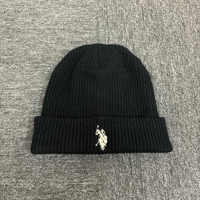 即決 U.S.POLO ASSN. ニット帽 ビーニー ブラック < 男性ファッション  即決 U.S.POLO ASSN. ニット帽 ビーニー ブラック  < 男性ファッションの