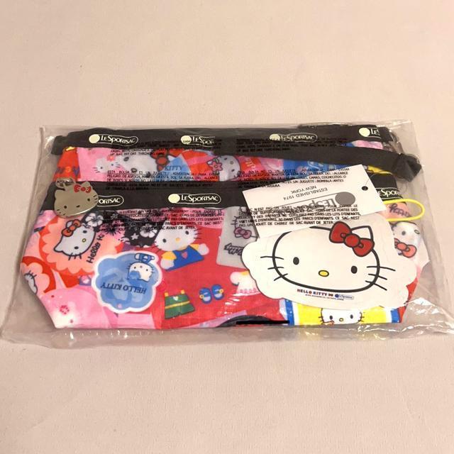 ★新品★LeSportsac レスポートサック ハローキティー ピンク  化粧ポーチ  2つ収納 ポーチ 7105 送料無料 < 女性ファッション  ★新品★LeSportsac レスポートサック ハローキティー ピンク  化粧ポーチ  2つ収納 ポーチ 7105 送料無料 < 女性ファッションの