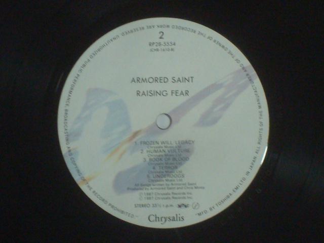 CWOEtBA[iRAISING FEARj / A[}[hEZCgiARMORED SAINTj @іLP  CD/DVD/rfI 