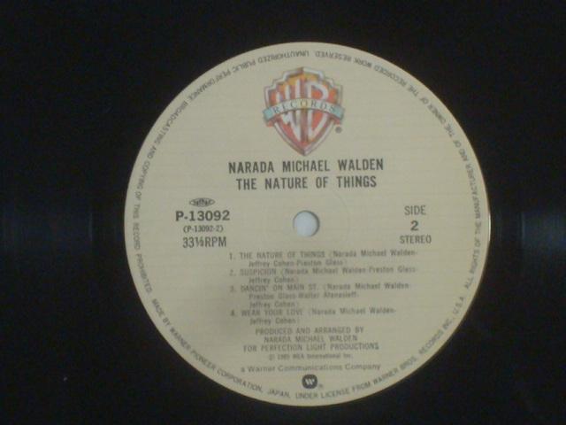 THE NATURE OF THINGS / NARADA MICHAEL WALDEN  帯/シュリンク付LP < CD/DVD/ビデオ  THE NATURE OF THINGS / NARADA MICHAEL WALDEN  帯/シュリンク付LP < CD/DVD/ビデオの