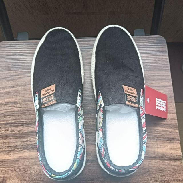 新品 25cm メンズ スリッポン ブラック シューズ 靴 男女兼用 レディース < 男性ファッション  新品 25cm メンズ スリッポン ブラック シューズ 靴 男女兼用 レディース < 男性ファッションの