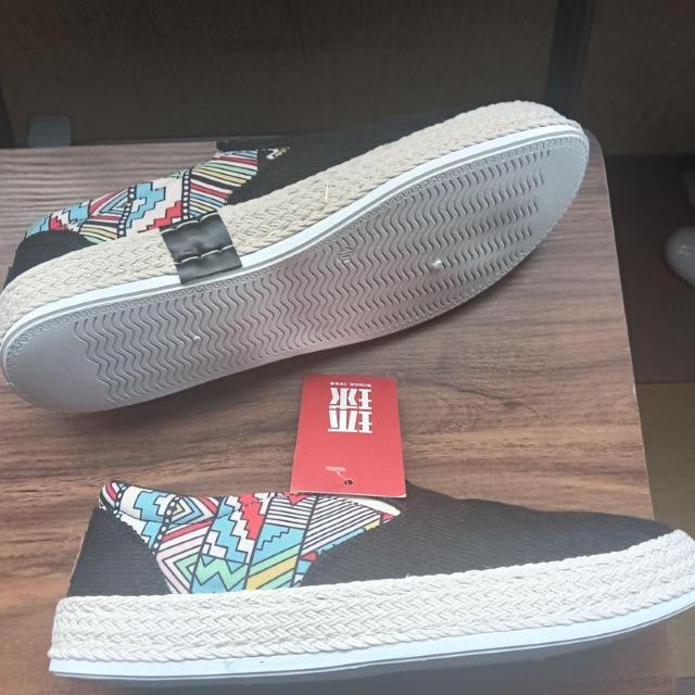 新品 25cm メンズ スリッポン ブラック シューズ 靴 男女兼用 レディース < 男性ファッション  新品 25cm メンズ スリッポン ブラック シューズ 靴 男女兼用 レディース < 男性ファッションの