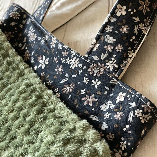 ☆ハンドメイド/ボアポケットのトートバッグA < 女性ファッション  ☆ハンドメイド/ボアポケットのトートバッグA < 女性ファッションの