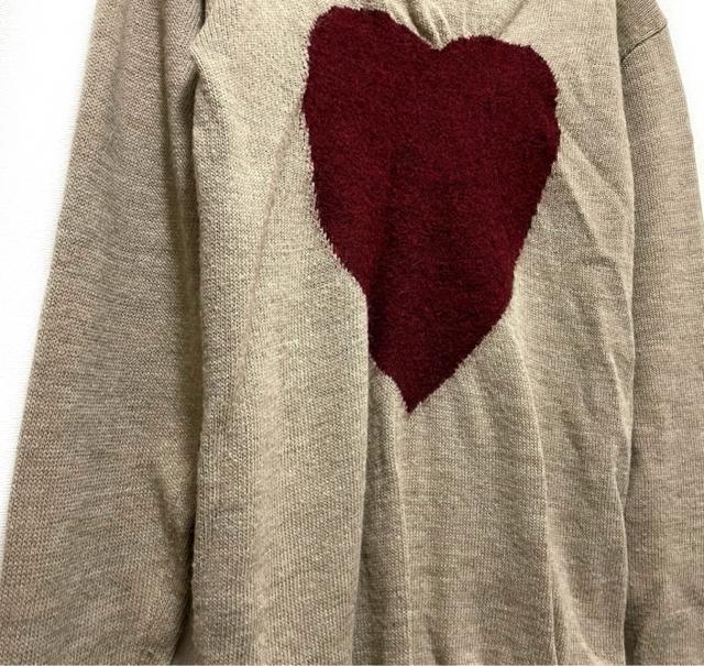 vivienne westwood ハート柄 ハイネック 長袖 ニット < 女性ファッション vivienne westwood ハート柄 ハイネック 長袖 ニット < 女性ファッションの