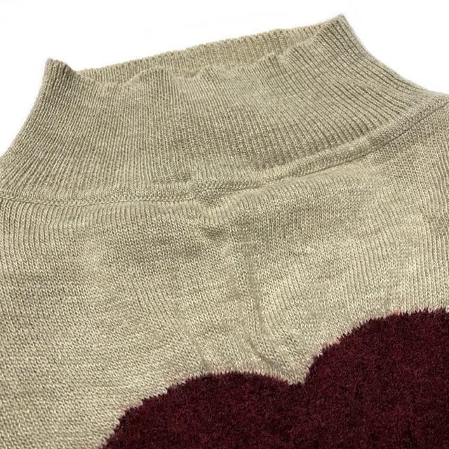 vivienne westwood ハート柄 ハイネック 長袖 ニット < 女性ファッション vivienne westwood ハート柄 ハイネック 長袖 ニット < 女性ファッションの