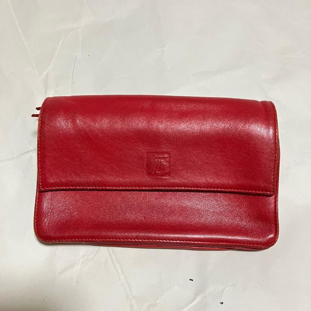 【ヴィンテージ】【ノーブランド扱い】 フランス製 / 本革 / Wジップ ポーチ < 女性ファッション 【ヴィンテージ】【ノーブランド扱い】 フランス製 / 本革 / Wジップ ポーチ < 女性ファッションの