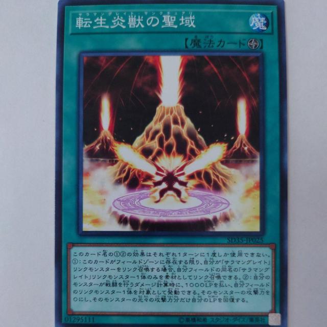 遊戯王 転生炎獣の聖域 ノーマル < トレーディングカード  遊戯王 転生炎獣の聖域 ノーマル  < トレーディングカードの