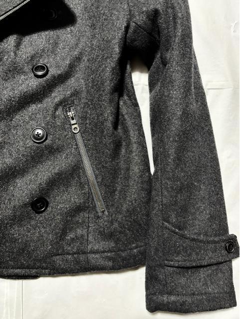 semantic design セマンティックデザイン ライダース 風 ウール 起毛 ピーコート y2k ロック ビジュアル V系 < 男性ファッション semantic design セマンティックデザイン ライダース 風 ウール 起毛 ピーコート y2k ロック ビジュアル V系 < 男性ファッションの