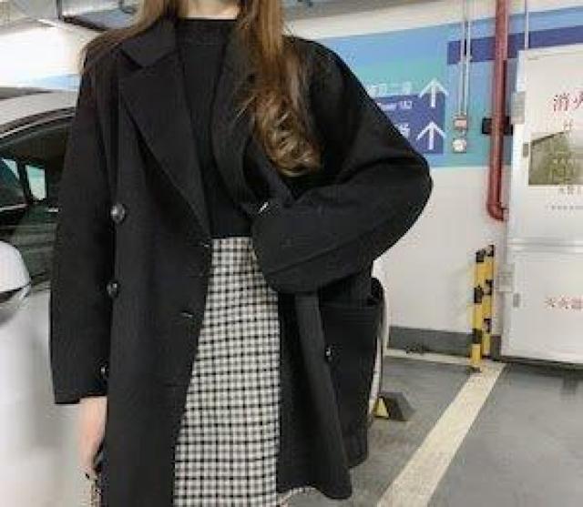 ショートコート トレンチコート ショートジャケット ブラック < 女性ファッション ショートコート トレンチコート ショートジャケット ブラック < 女性ファッションの