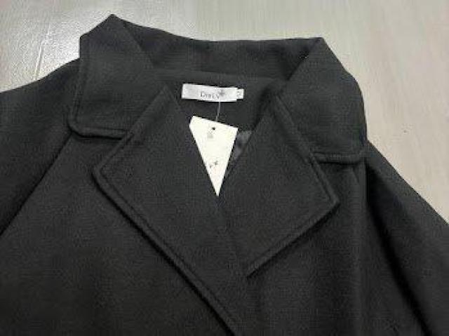 ショートコート トレンチコート ショートジャケット ブラック < 女性ファッション ショートコート トレンチコート ショートジャケット ブラック < 女性ファッションの