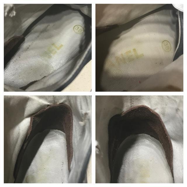 正規品 ヴィンテージ シャネル スニーカー 黒/白38 約24cm < ブランド 正規品 ヴィンテージ シャネル スニーカー 黒/白38 約24cm < ブランドの