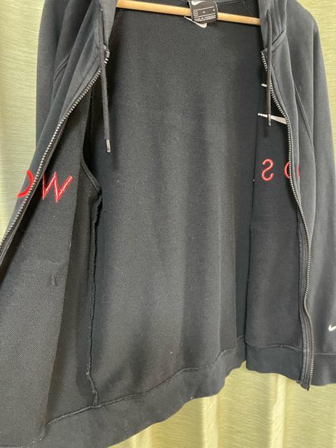 OLD NIKE�@�W�b�v�p�[�J�[�@�X�E�b�V�����S�@�h�J�@�i�C�L�@�W�b�v�A�b�v�@�t�[�f�B�[�u���b�N�@M �t��SWOOSH �� �u�����h�� 