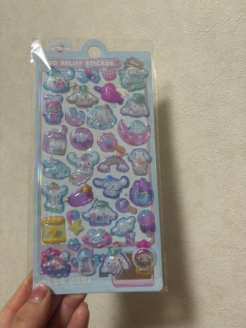 サンリオ 3D レリーフステッカー 2種セット シナモロール&ハローキティ デコシール < インテリア/ライフ サンリオ 3D レリーフステッカー 2種セット シナモロール&ハローキティ デコシール < インテリア/ライフの