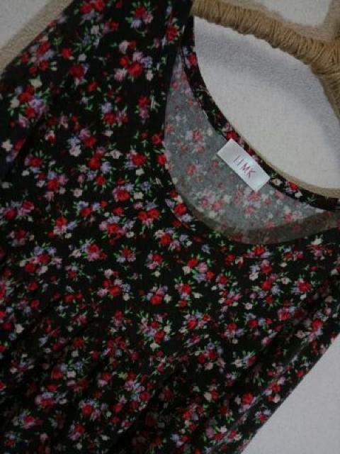 *iiM K* レトロ ハナガラ チュニックワンピース 38(M) < ブランド *iiM K* レトロ ハナガラ チュニックワンピース 38(M) < ブランドの