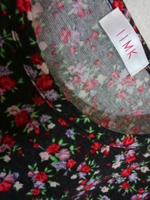 *iiM K* レトロ ハナガラ チュニックワンピース 38(M) < ブランド *iiM K* レトロ ハナガラ チュニックワンピース 38(M) < ブランドの