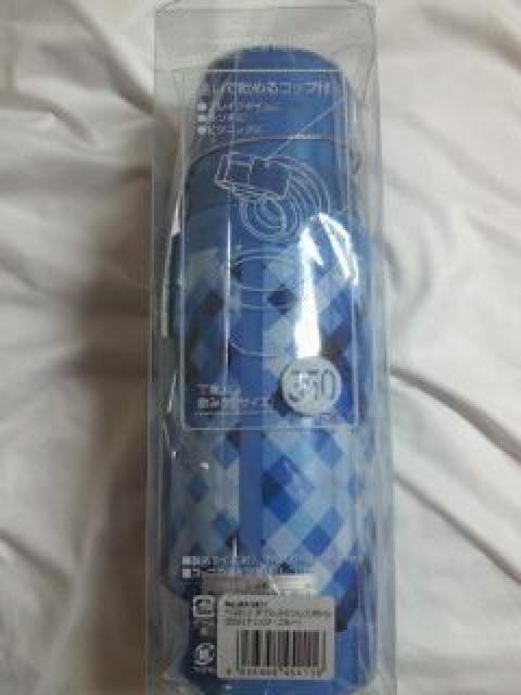 BENETTON ベネトン ステンレス 携帯 魔法瓶 水筒 ボトル ブルー チェック コップ < レジャー/スポーツ  BENETTON ベネトン ステンレス 携帯 魔法瓶 水筒 ボトル ブルー チェック コップ < レジャー/スポーツの