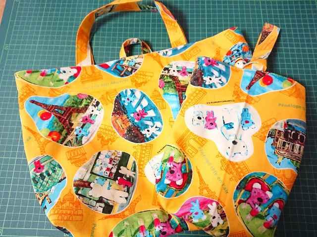 ハンドメイド 手提げ 靴袋セット < キッズ/ベビー  ハンドメイド 手提げ 靴袋セット  < キッズ/ベビーの