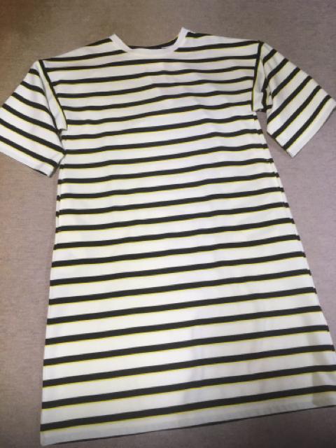 ジーナシス*ネオンカラー/ボーダーワンピース*F、数回着用 < ブランド  ジーナシス*ネオンカラー/ボーダーワンピース*F、数回着用 < ブランドの