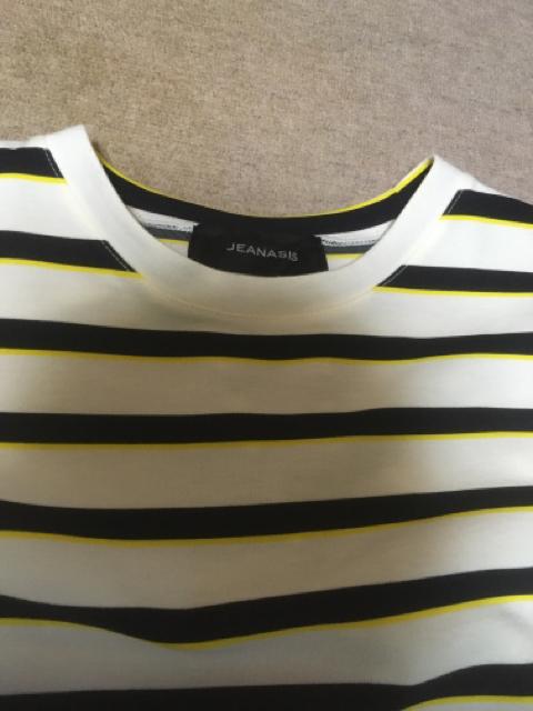 ジーナシス*ネオンカラー/ボーダーワンピース*F、数回着用 < ブランド  ジーナシス*ネオンカラー/ボーダーワンピース*F、数回着用 < ブランドの