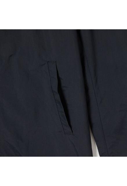 新品 AIGLE エーグル 撥水 比翼ステンカラーコート L 黒 薄手 < ブランド 新品 AIGLE エーグル 撥水 比翼ステンカラーコート L 黒 薄手 < ブランドの